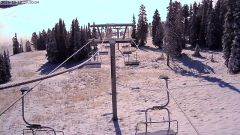Bridger Bowl Alpine Lift Webcam, Oct 12, 2026 morning