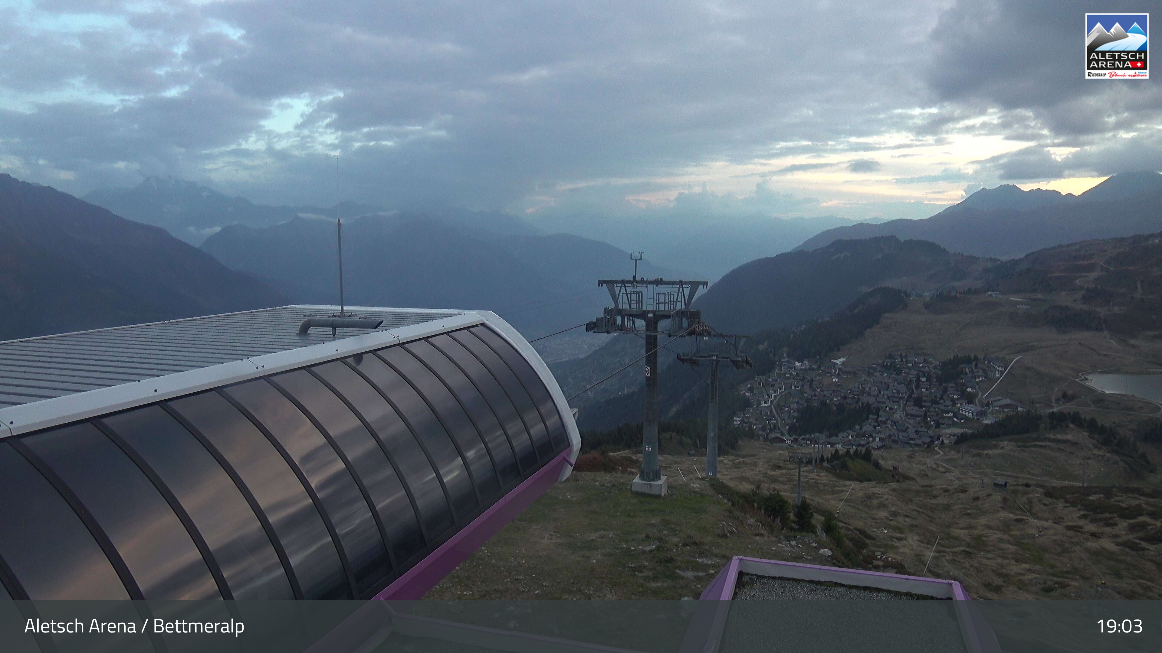 Bettmeralp webcam at Aletsch Arena