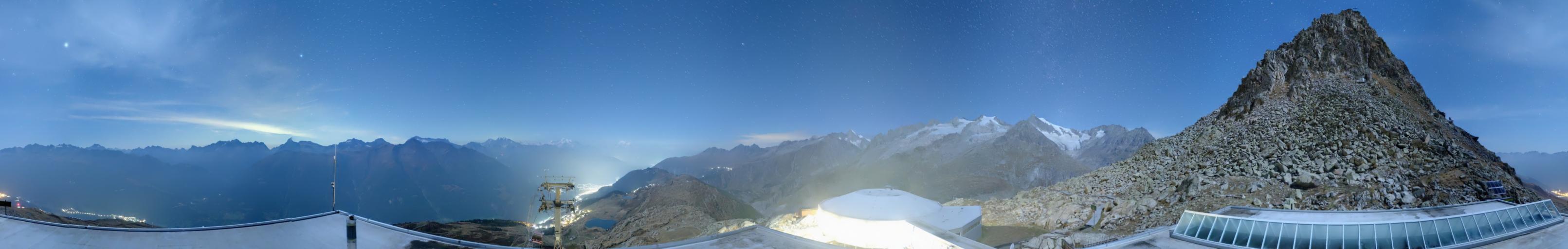 Bettmerhorn webcam at Aletsch Arena