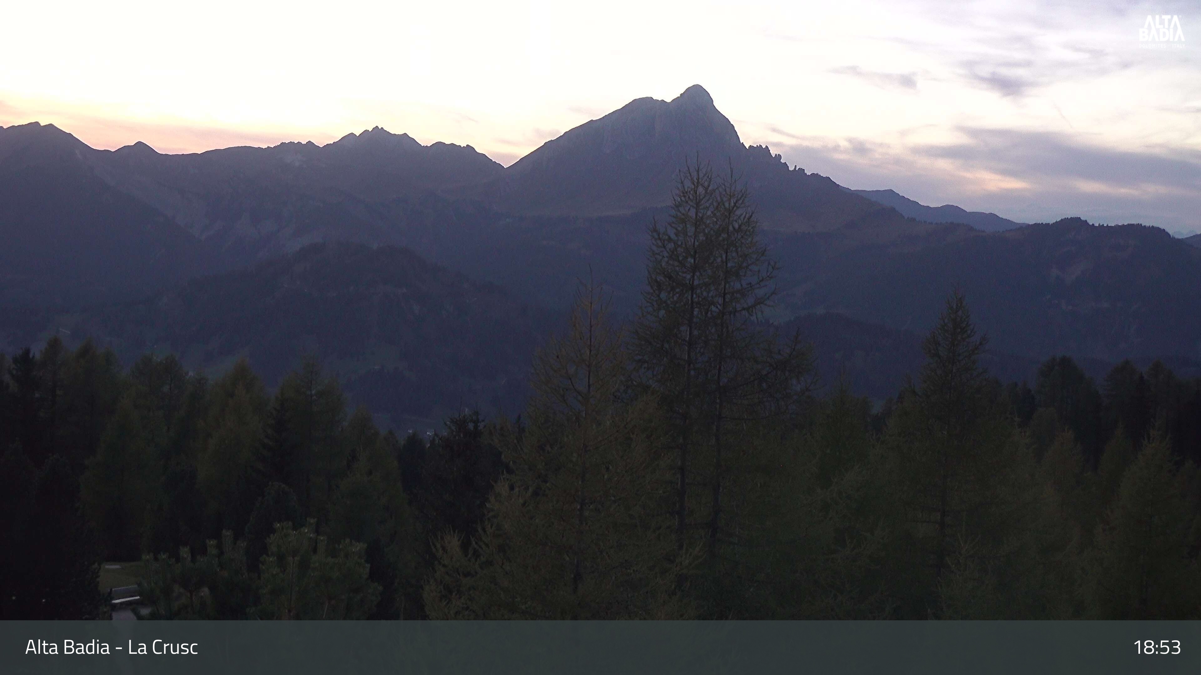 La Crusc webcam at Alta Badia