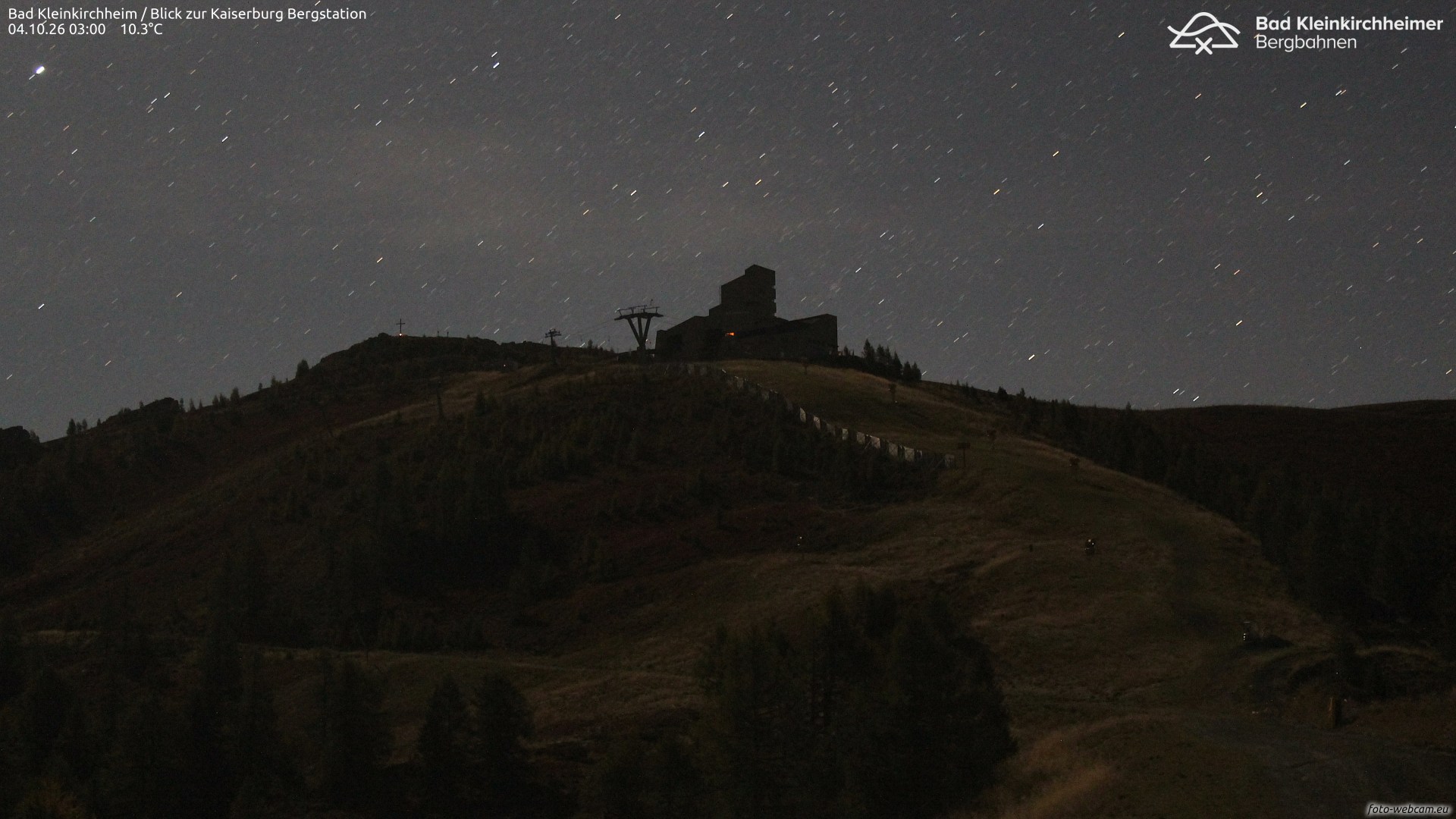 Kaiserburg webcam at Bad Kleinkirchheim