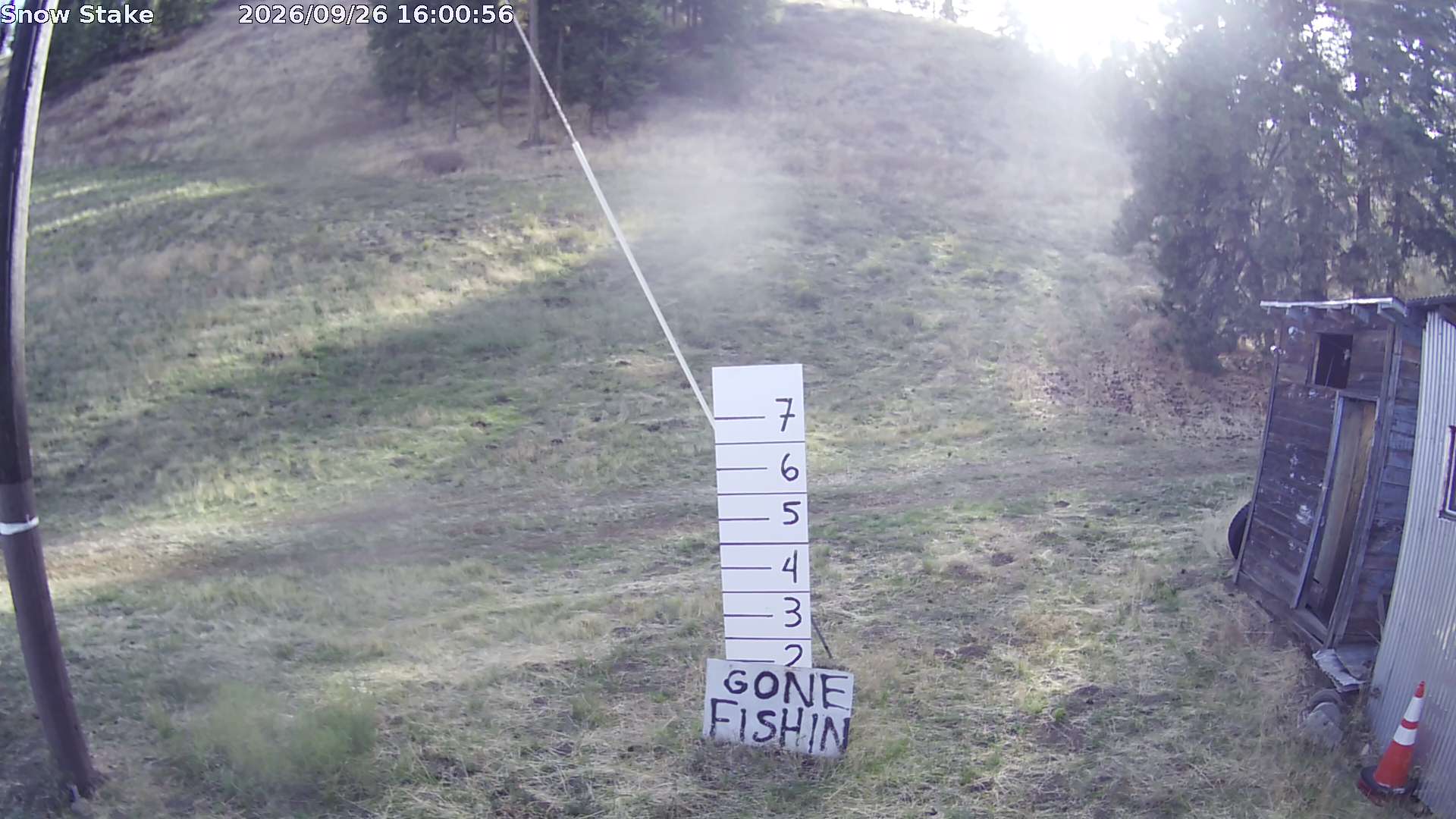 Snow Stake webcam at Badger Mountain