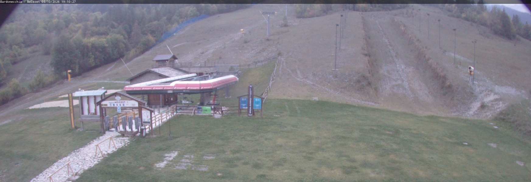 Melezet webcam at Bardonecchia