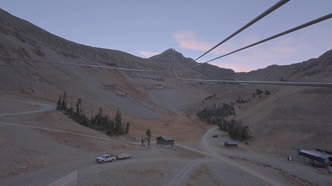 Lone Peak Tram webcam at Big Sky
