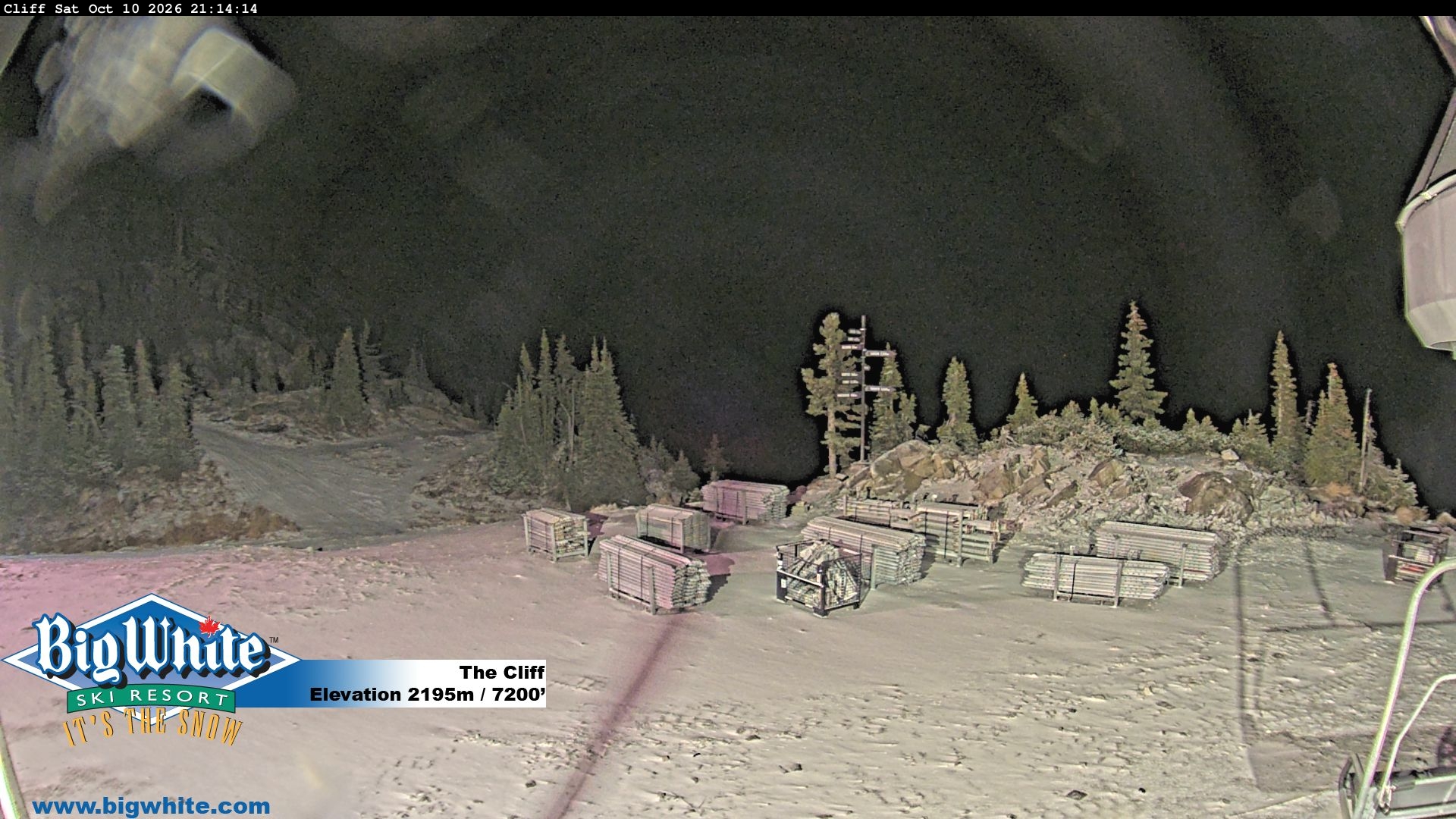 The Cliff webcam at Big White