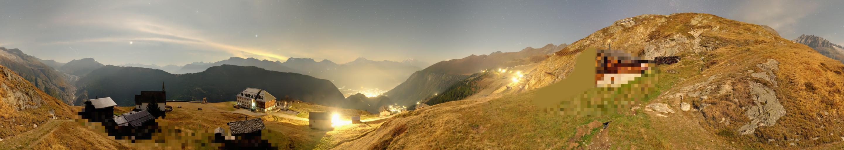 Aletschbord webcam at Blatten Belalp