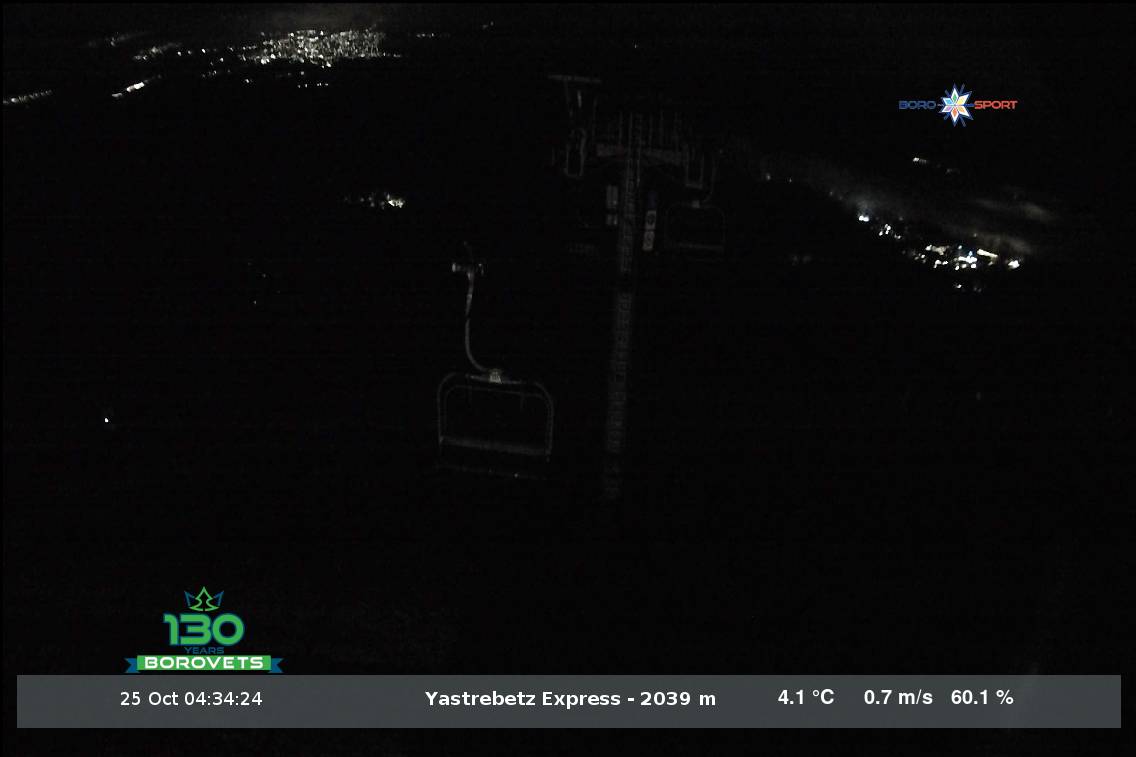 Yastrebets Express webcam at Borovets