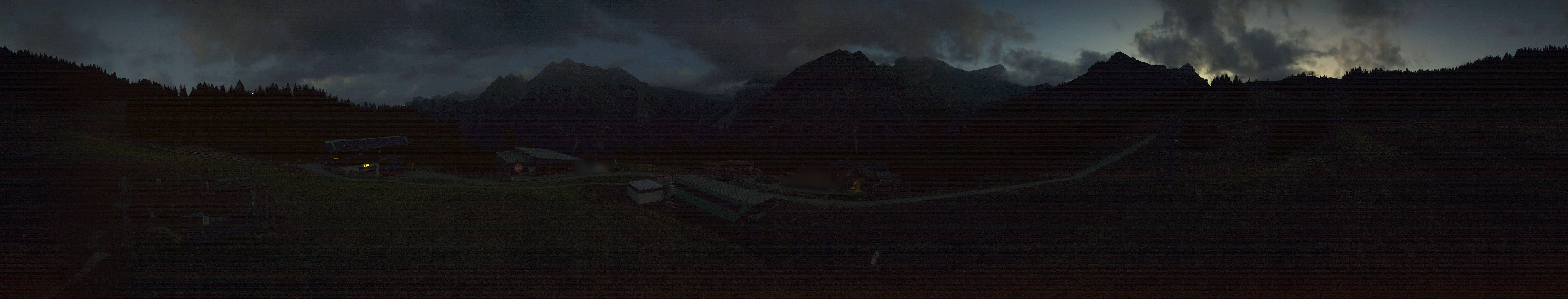 Palud - Bottom of Melkbodenlift webcam at Brandnertal