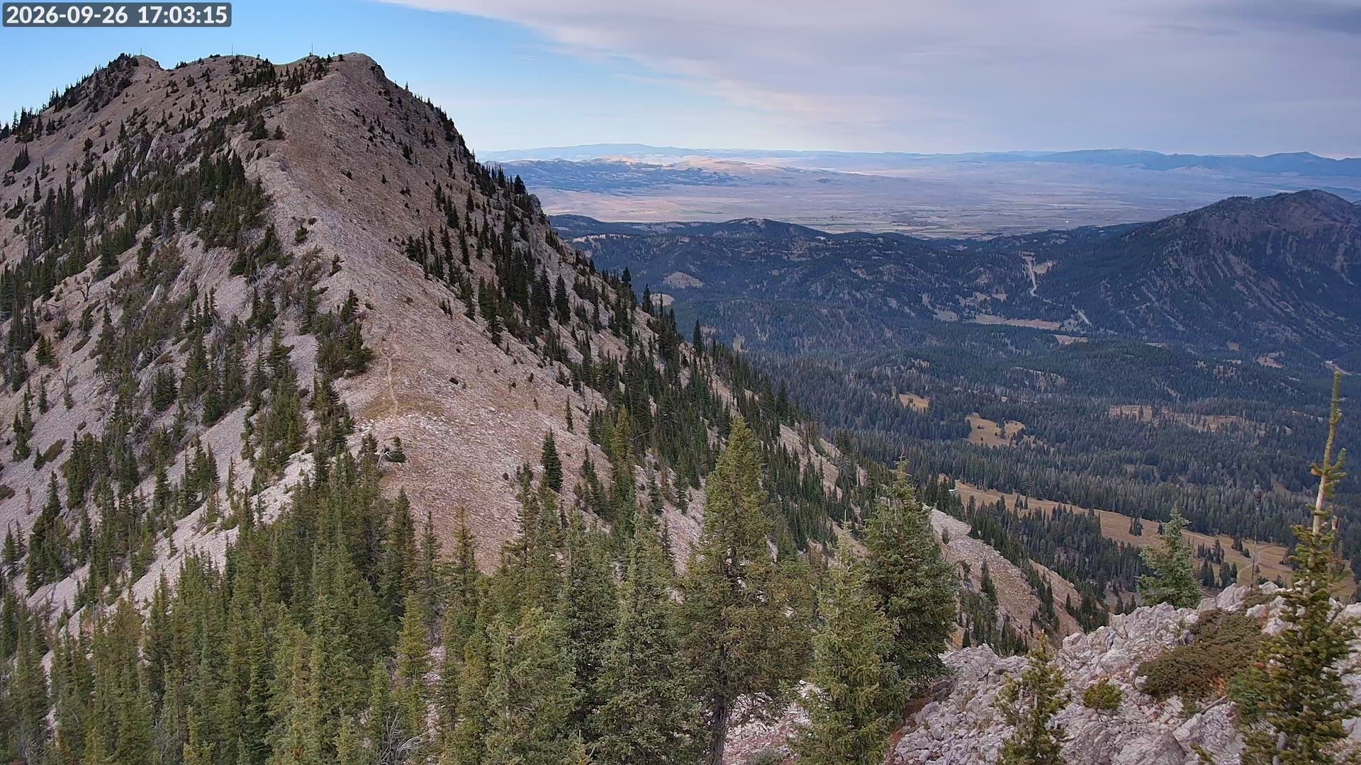 Ridge North webcam at Bridger Bowl
