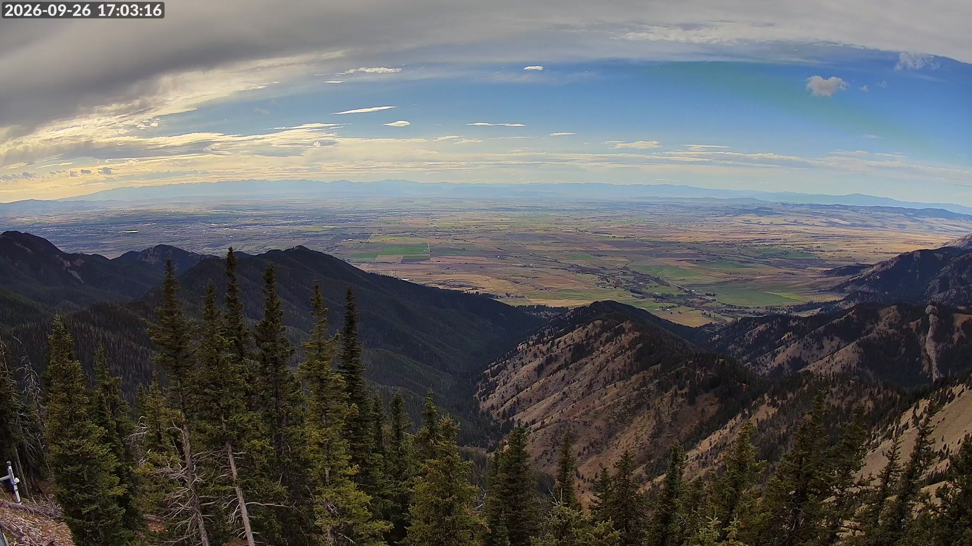 Ridge West webcam at Bridger Bowl