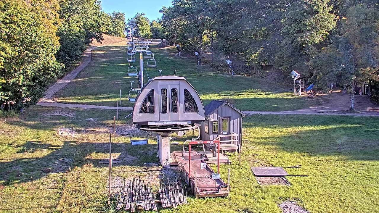 East Peak Triple webcam at Caberfae