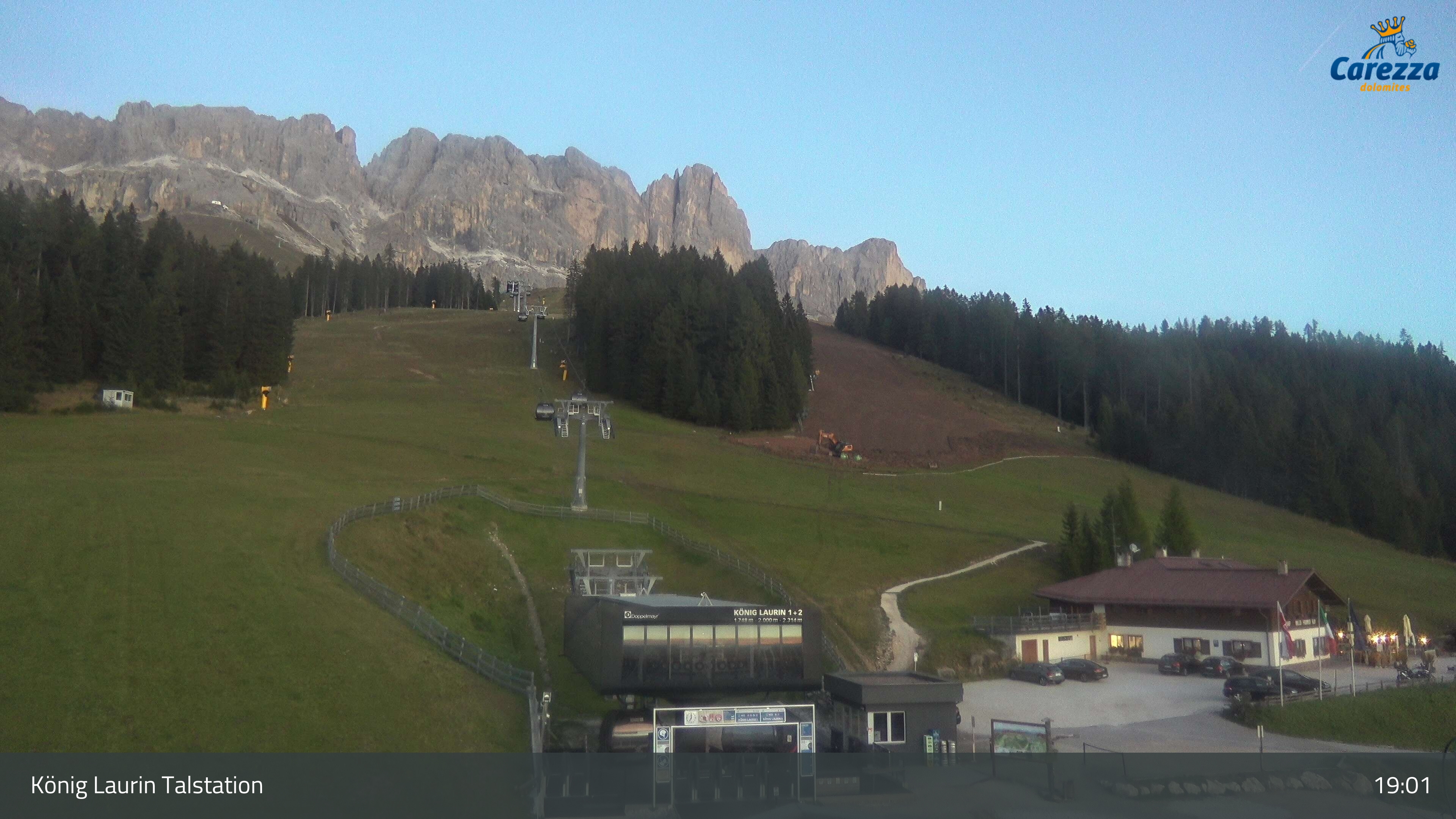 Konig Laurin Valley webcam at Carezza