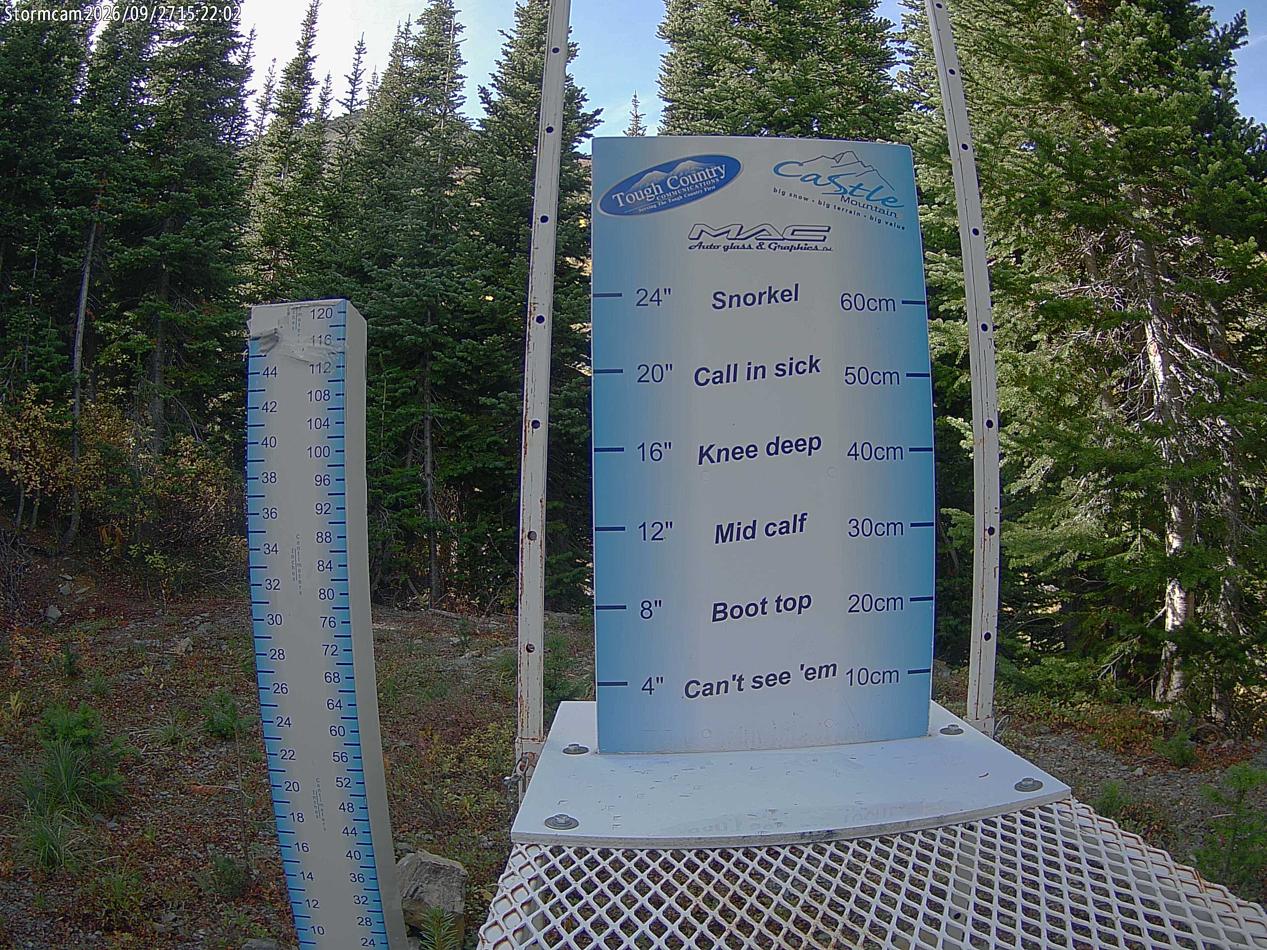 Stormcam webcam at Castle Mountain