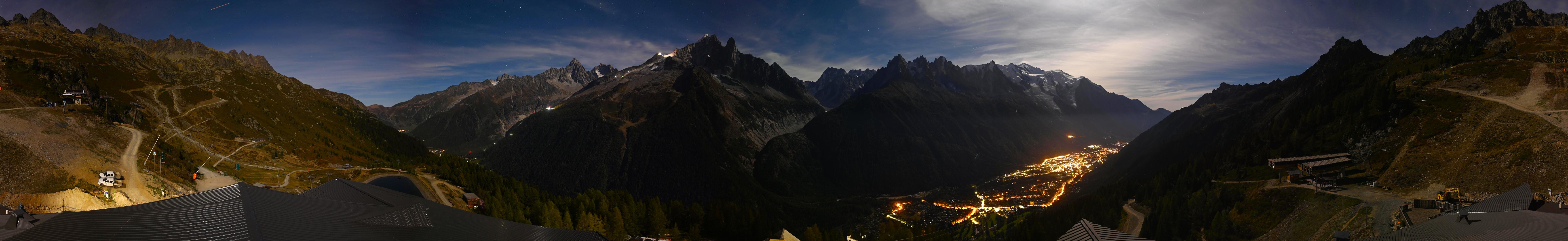 Chamonix Flegere webcam at Chamonix