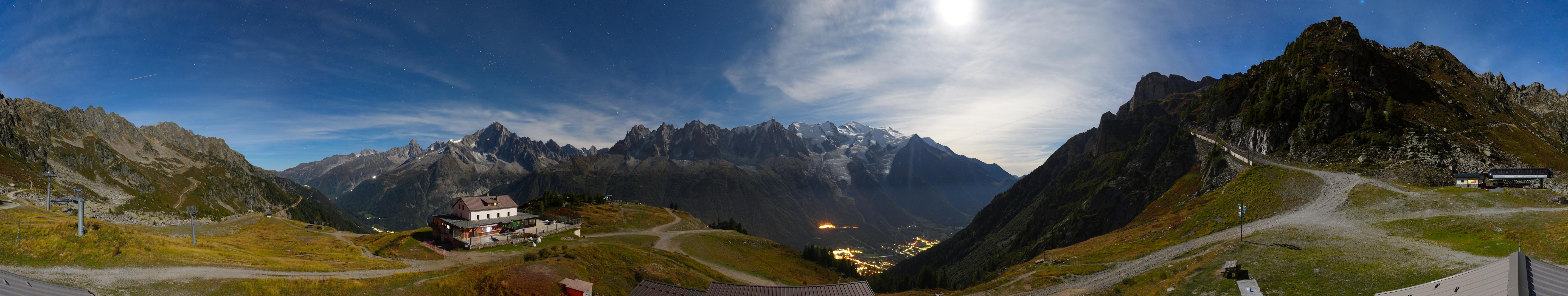 Panoramique 360 deg webcam at Chamonix