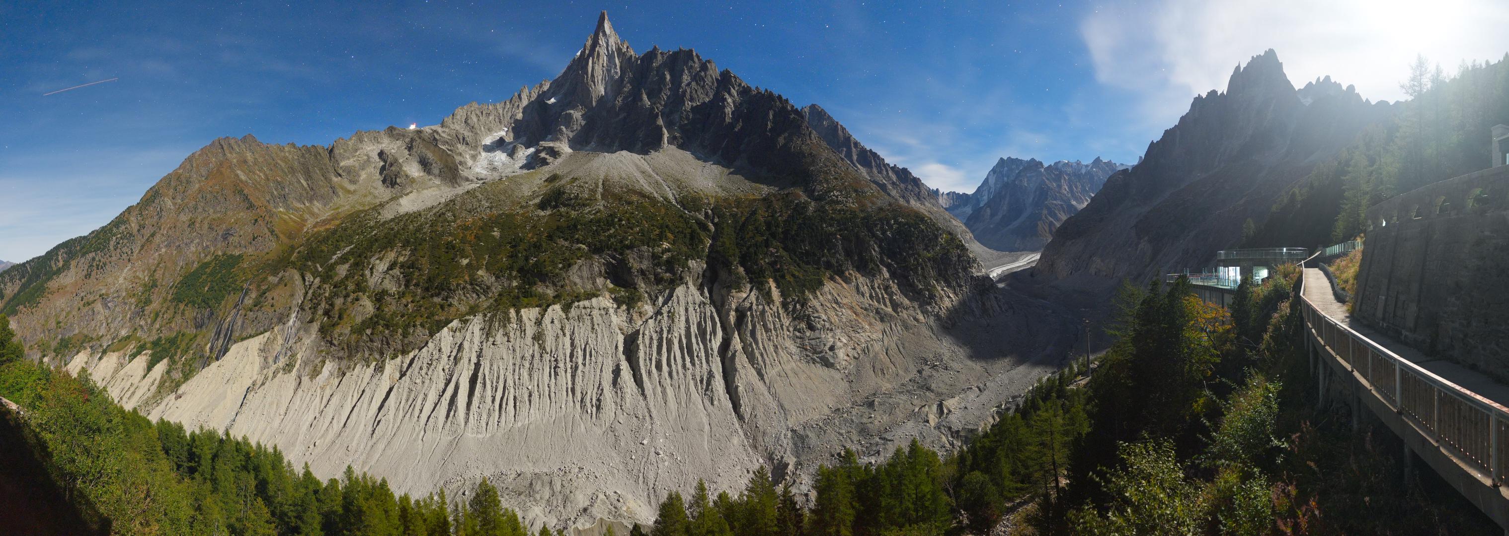 Panoramique webcam at Chamonix