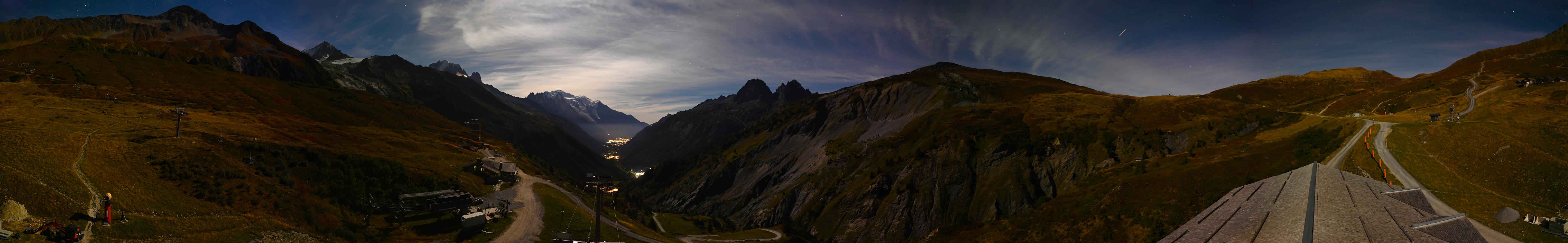Photo panoramique webcam at Chamonix