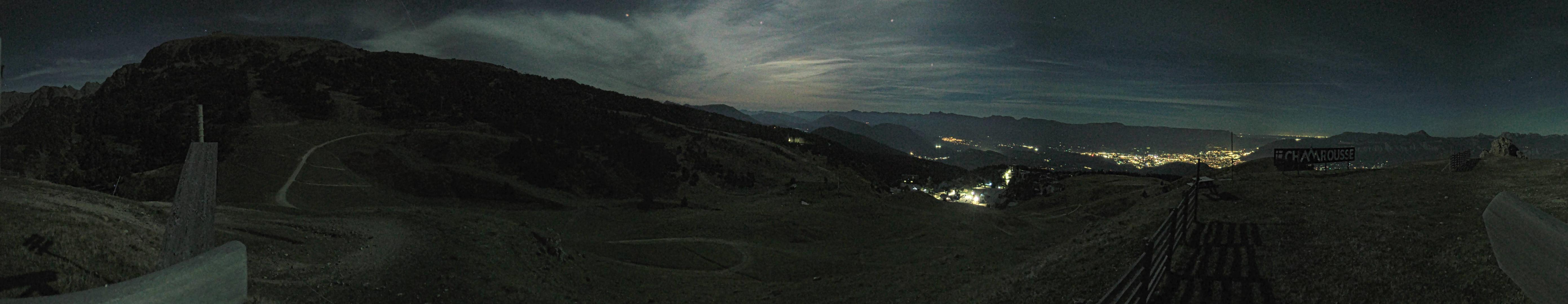 Panorama Casserousse webcam at Chamrousse