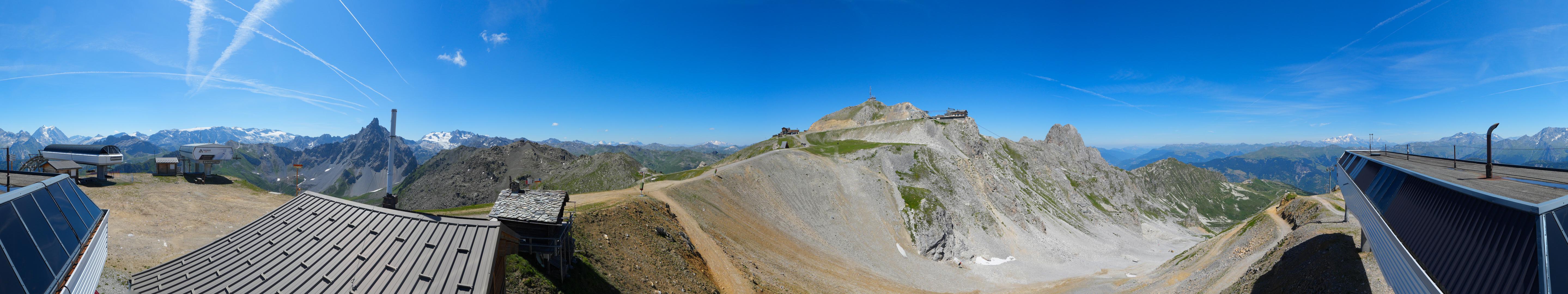 Panoramique 360 deg webcam at Courchevel
