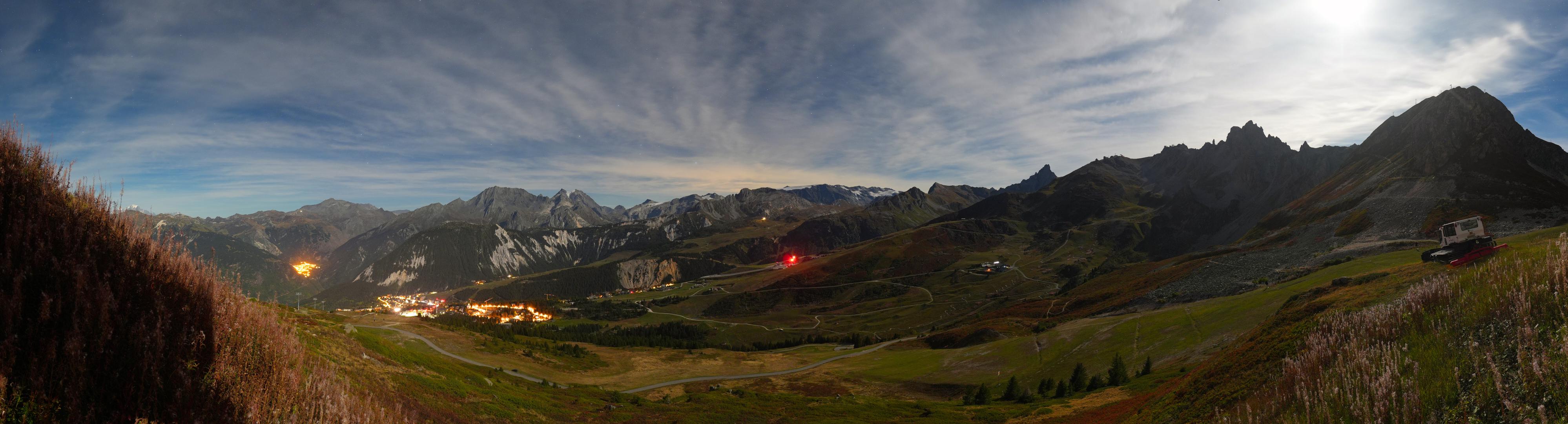 Panoramique webcam at Courchevel
