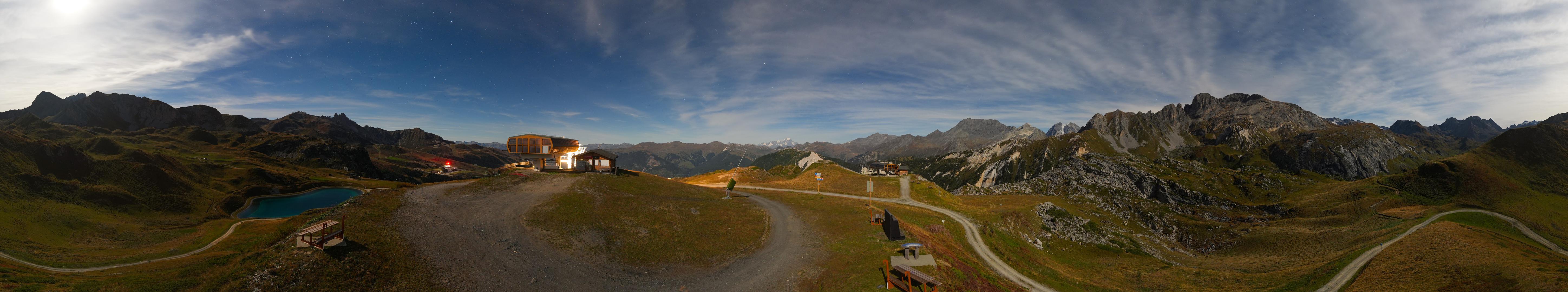 Photo panoramique webcam at Courchevel