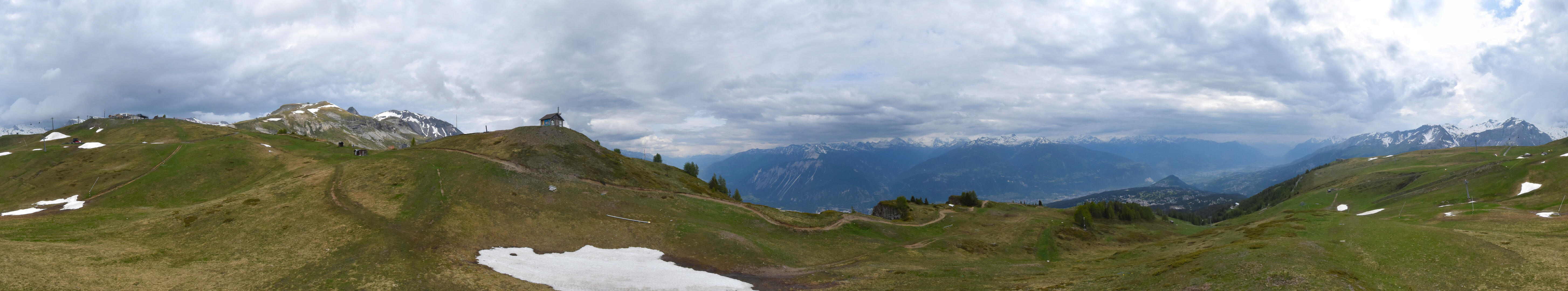 Panoramique 360 deg webcam at Crans Montana