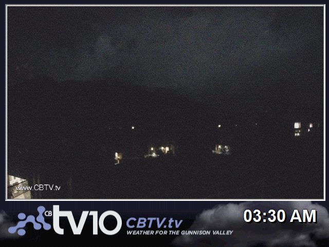 Whetstone Mountain 2 webcam at Crested Butte