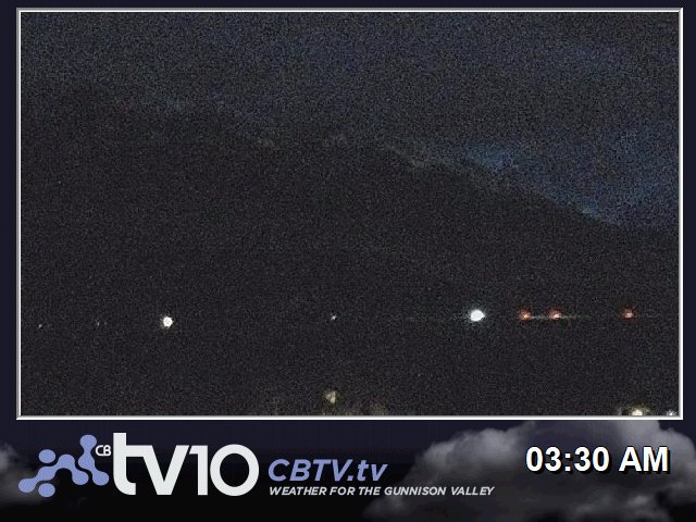 Whetstone Mountain webcam at Crested Butte