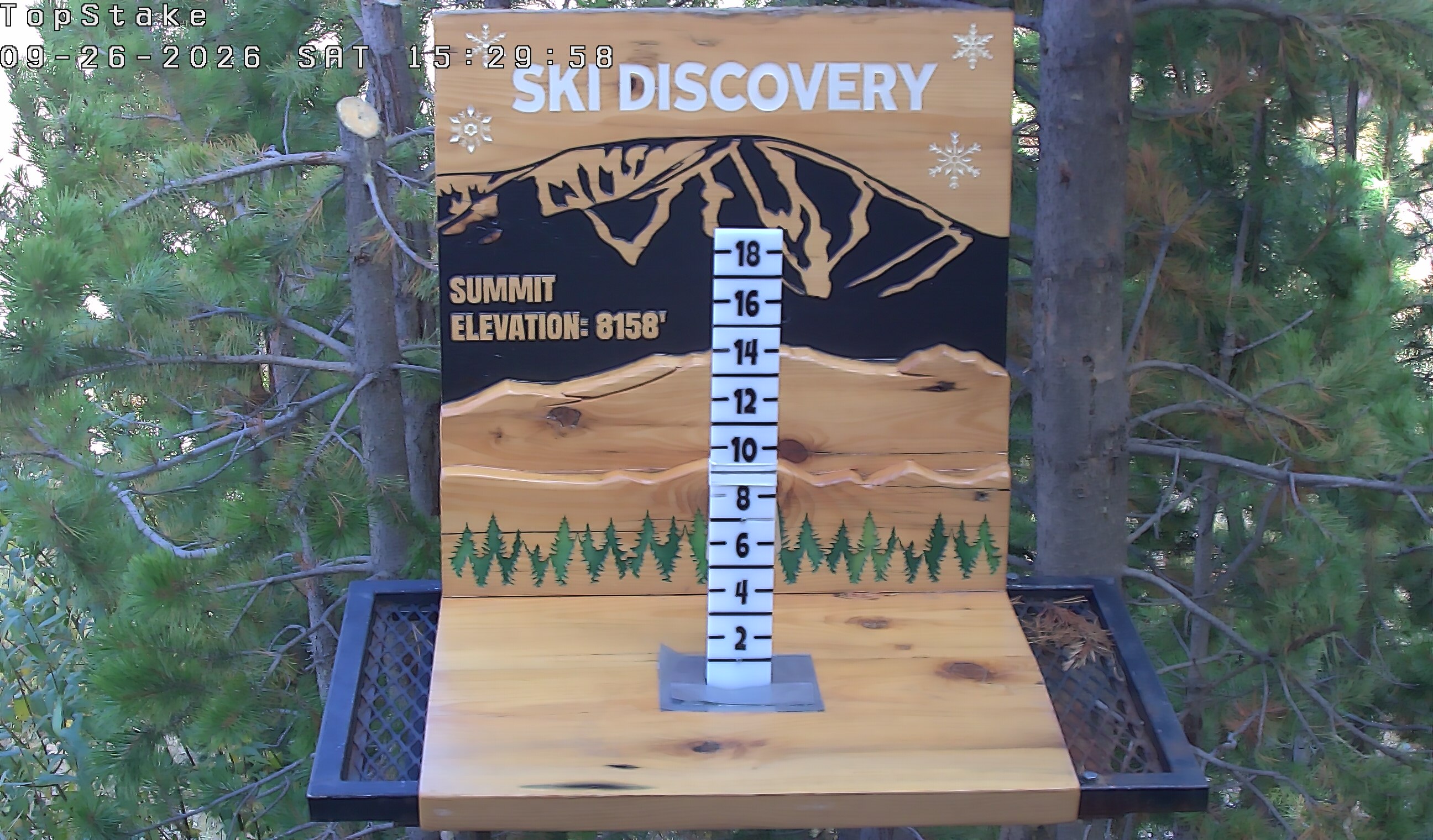 Discovery Ski Area Summit Snow Stake webcam