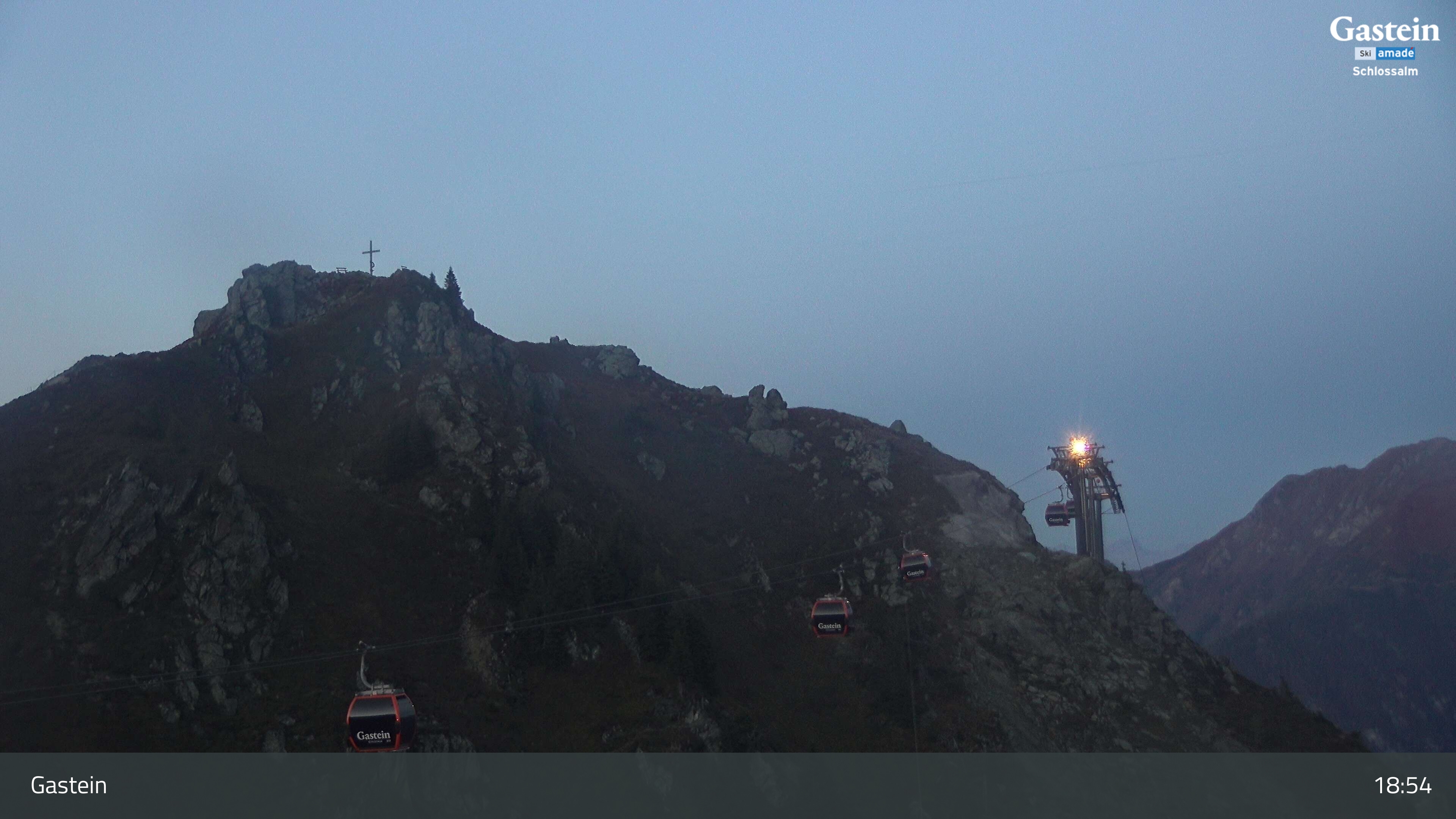 Bad Hofgastein - Schlossalm - Top of Schlossalmbahn II webcam at Gastein