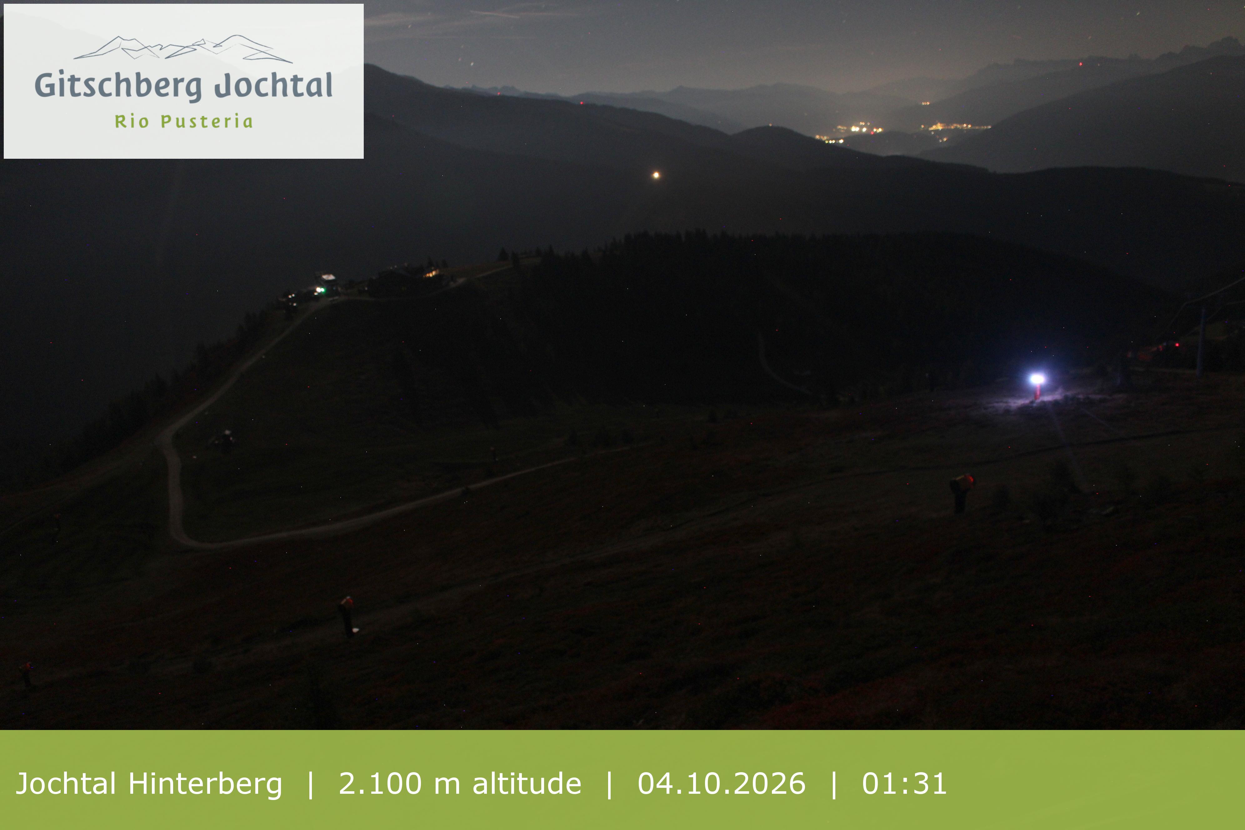 Jochtal webcam at Gitschberg Jochtal