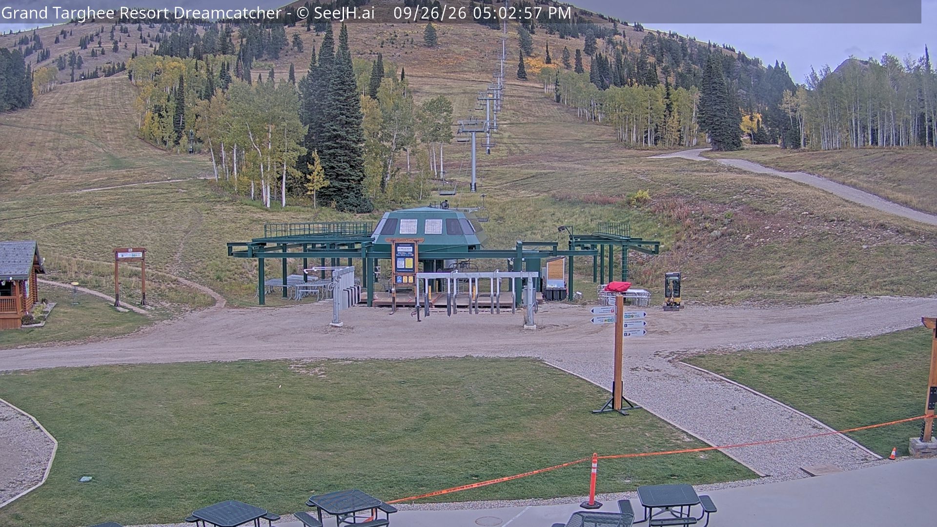 Dreamcatcher webcam at Grand Targhee