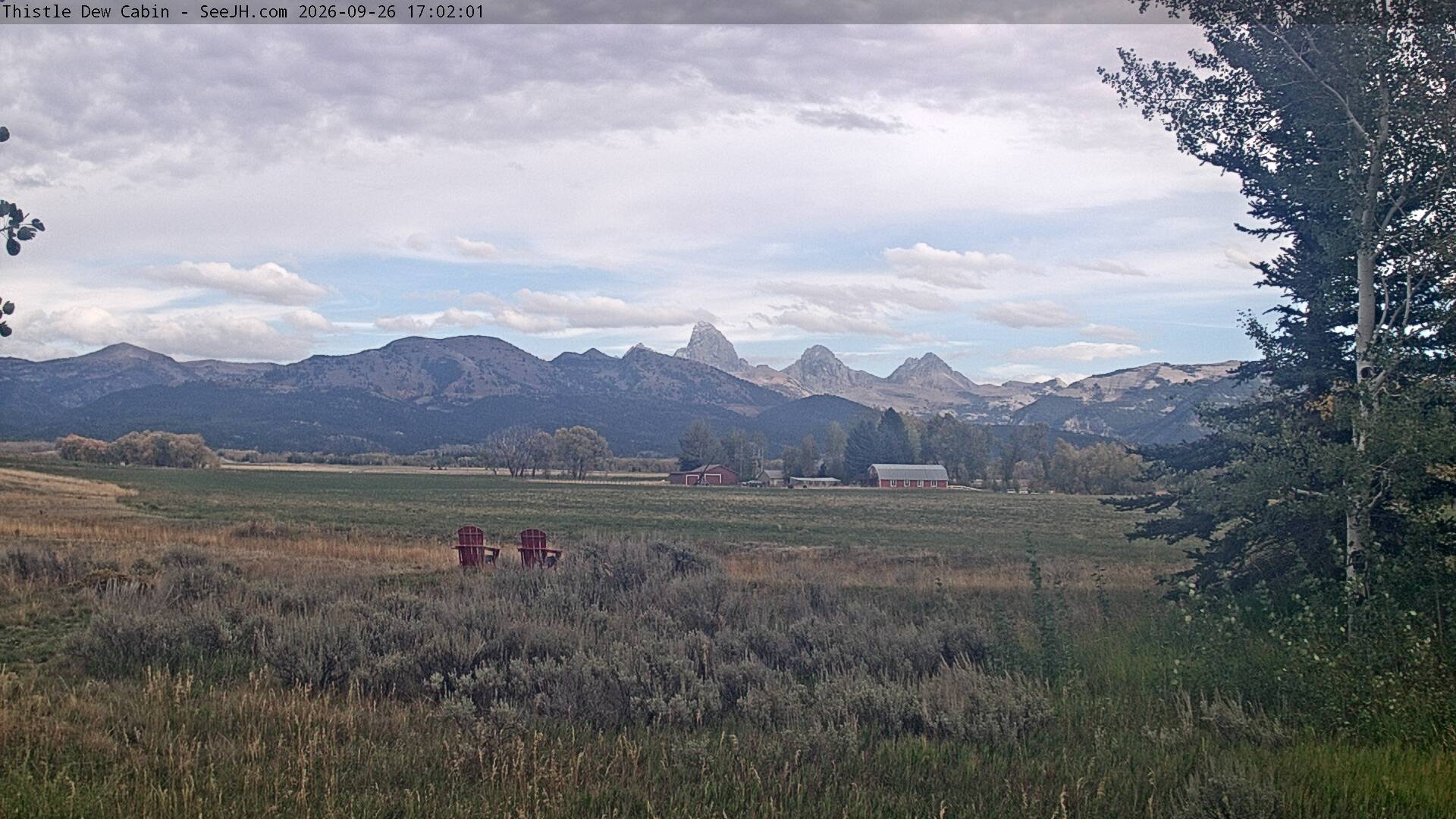 Teton Valley View webcam at Grand Targhee