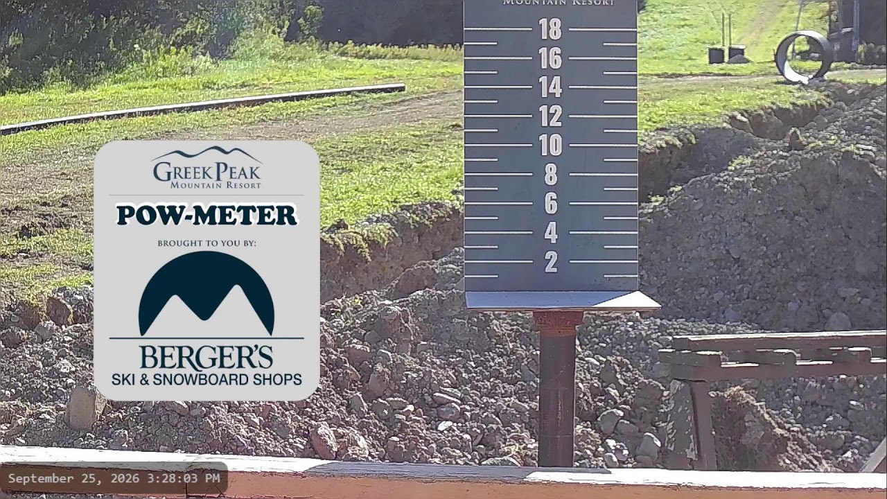 Pow-Meter Snowstake webcam at Greek Peak