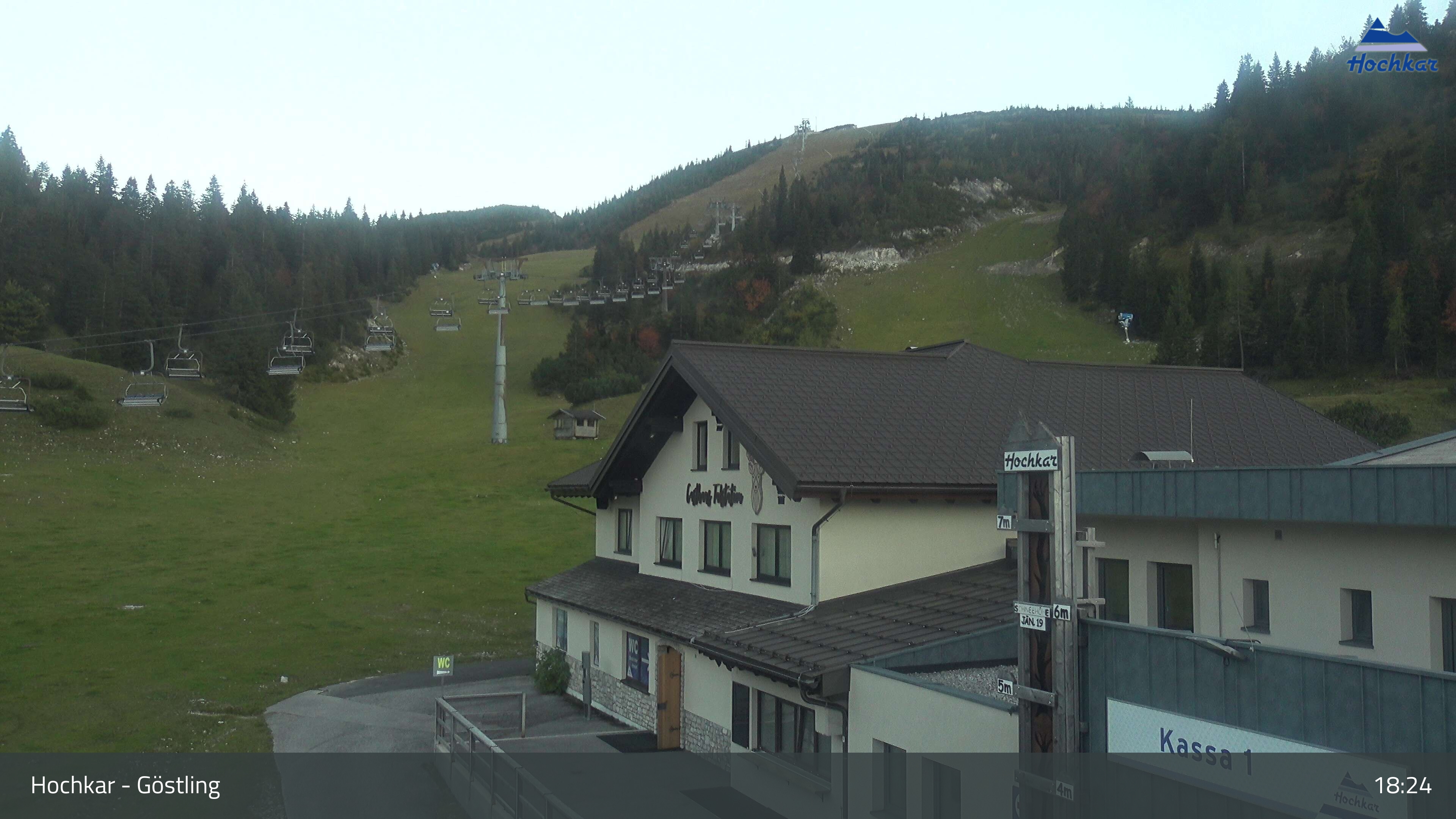 Bottom of Hochkarbahn webcam at Hochkar