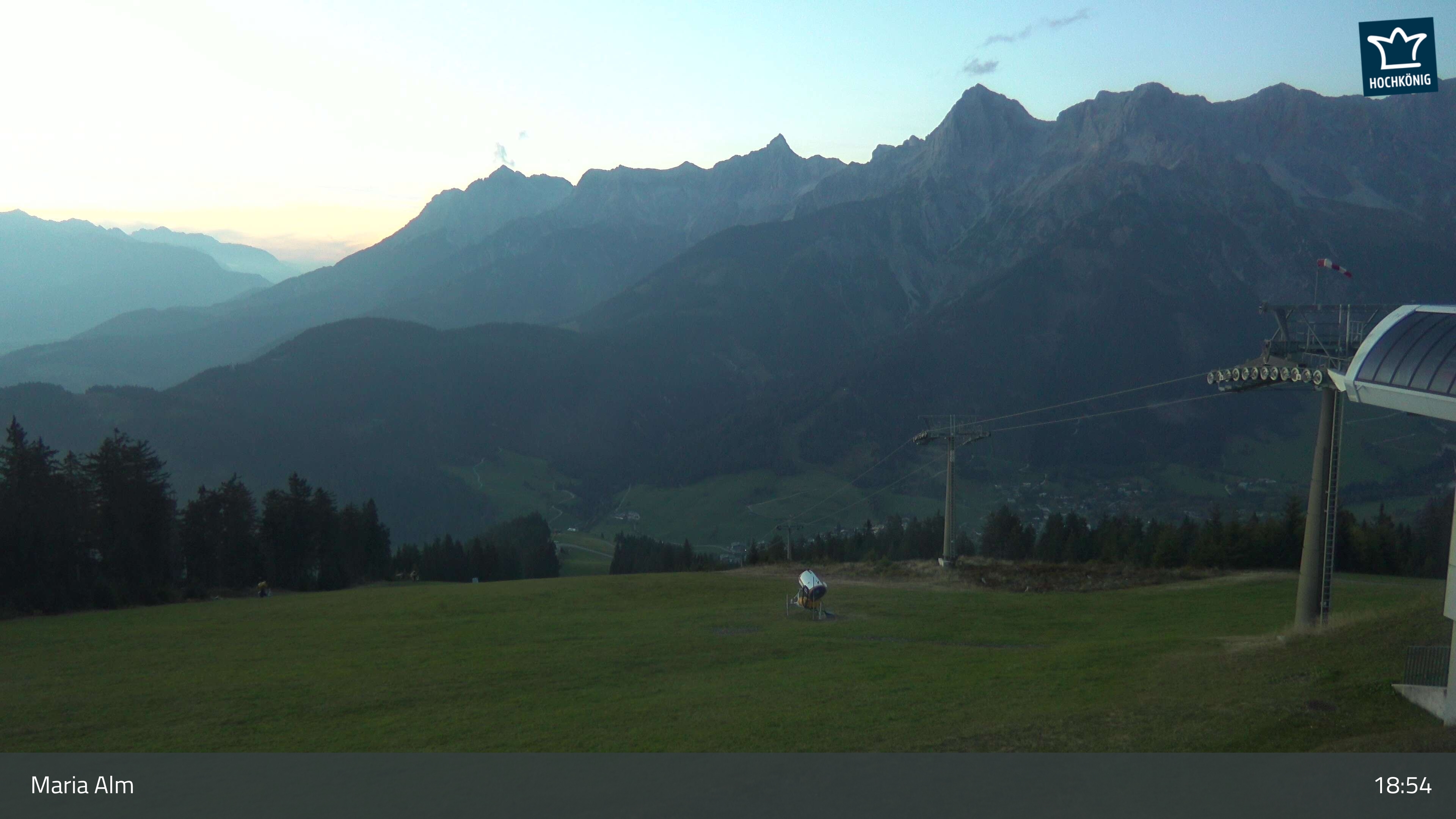 Top of Hochmais webcam at Hochkoenig