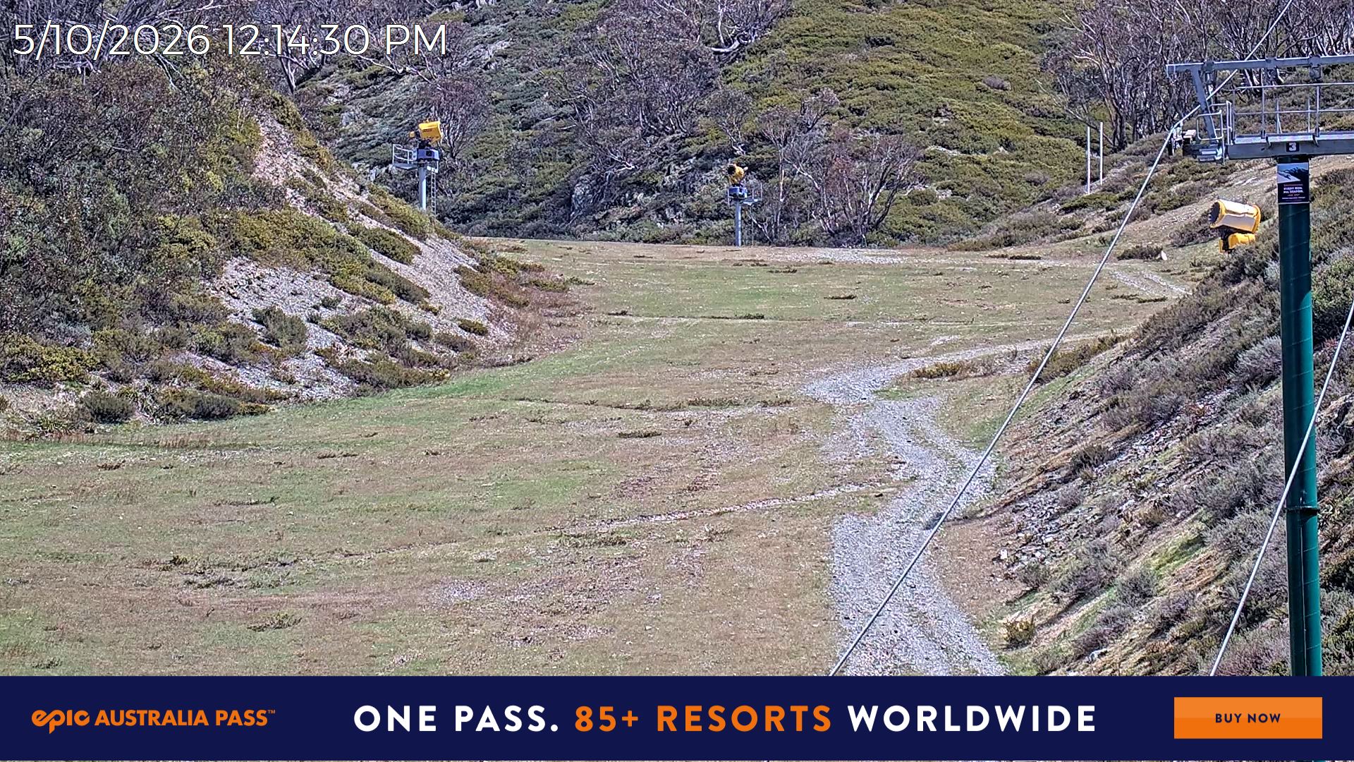 Slalom Gully webcam at Hotham