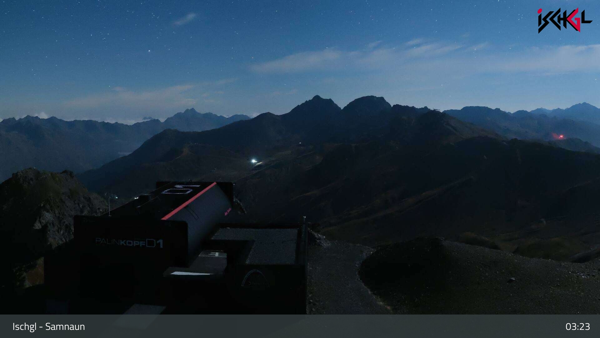 Palinkopf - Top of Palinkopfbahn webcam at Ischgl
