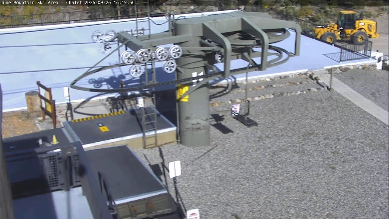 June Chalet webcam at June Mountain