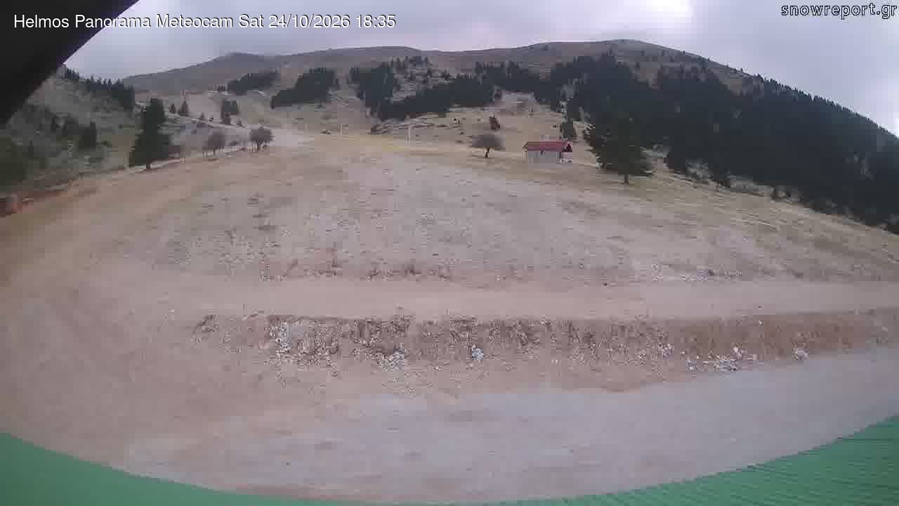 Helmos Panorama webcam at Kalavrita