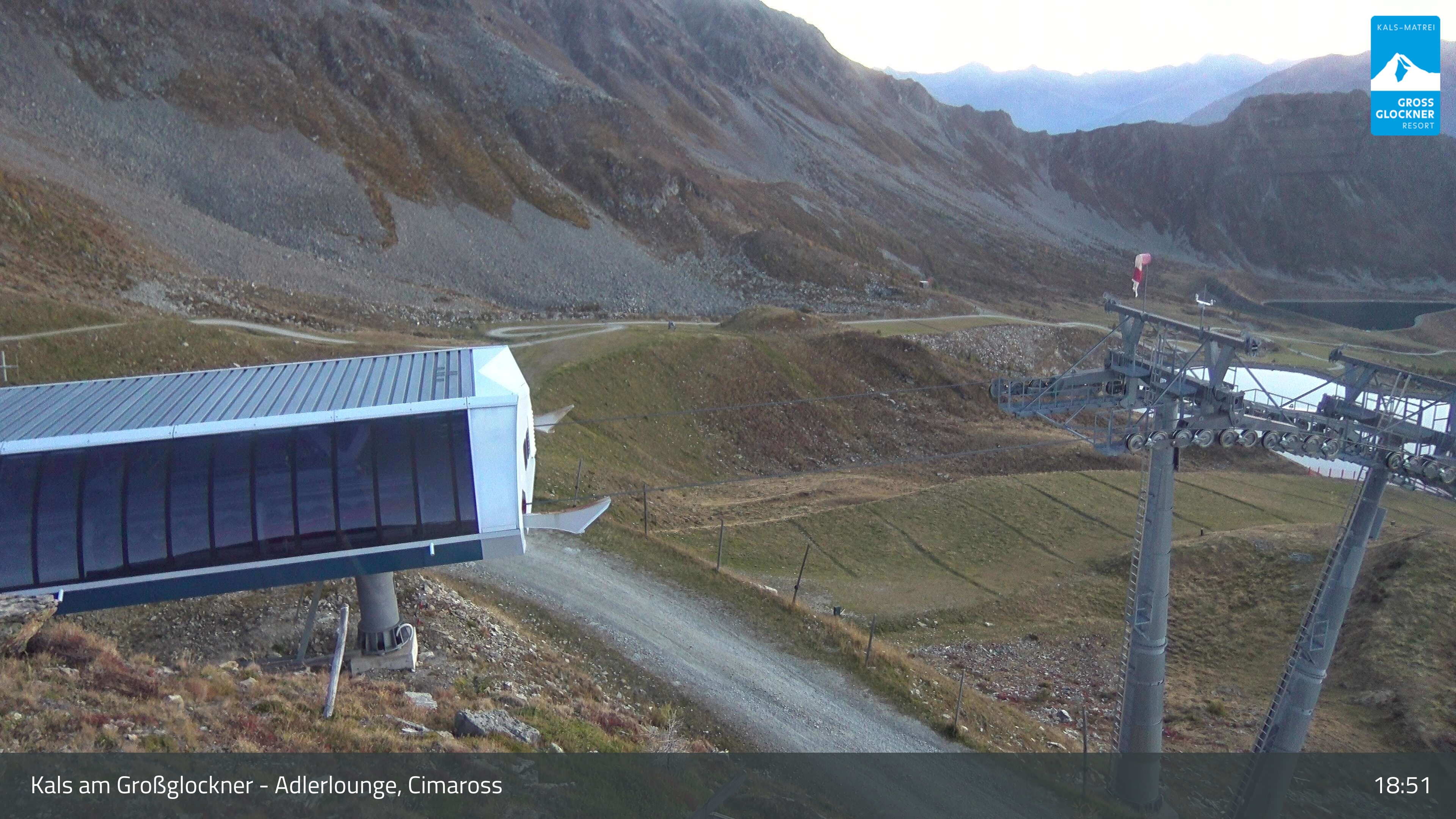 Adlerlounge - Top of Cimaross webcam at Grossglockner Kals Matrei