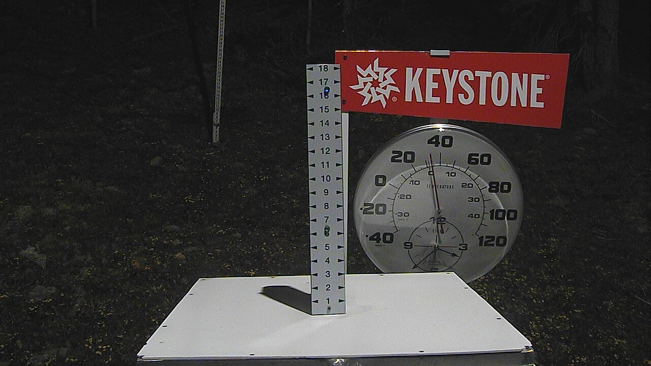 Snow Stake 5AM webcam at Keystone