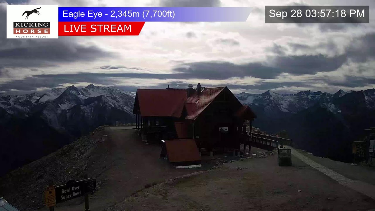 Cam 3 webcam at Kicking Horse Mountain Resort