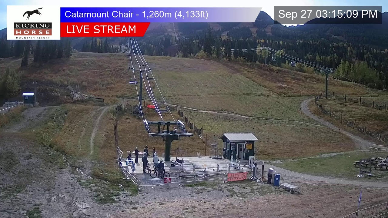 Cam 5 webcam at Kicking Horse Mountain Resort