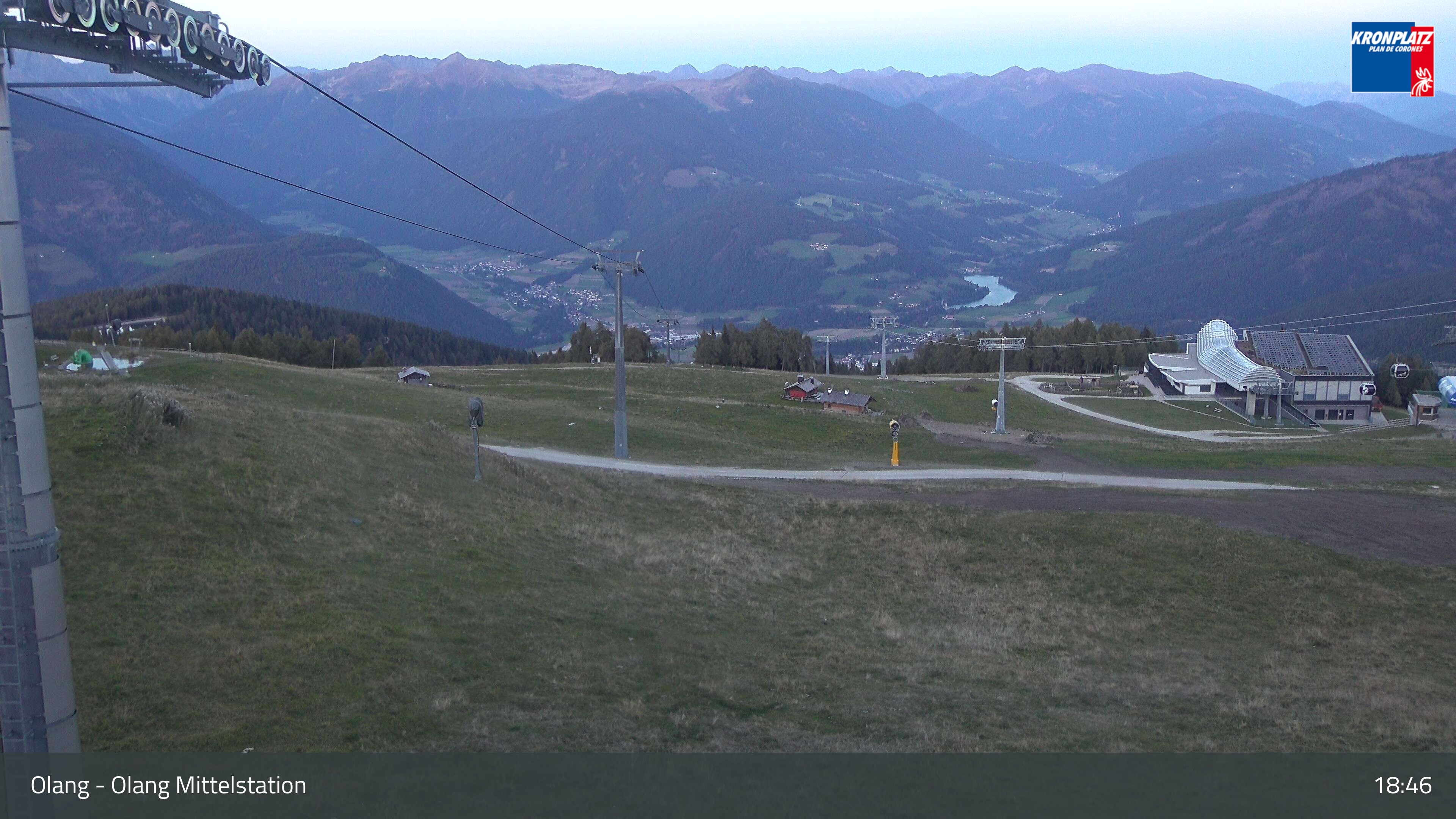 Olang Mid Station webcam at Kronplatz