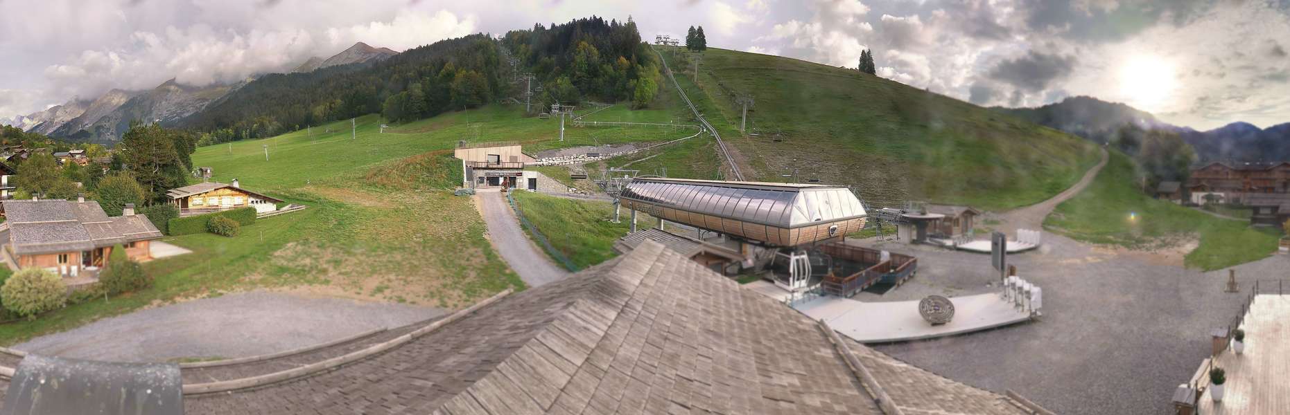 Bottom of Bossonnet webcam at La Clusaz