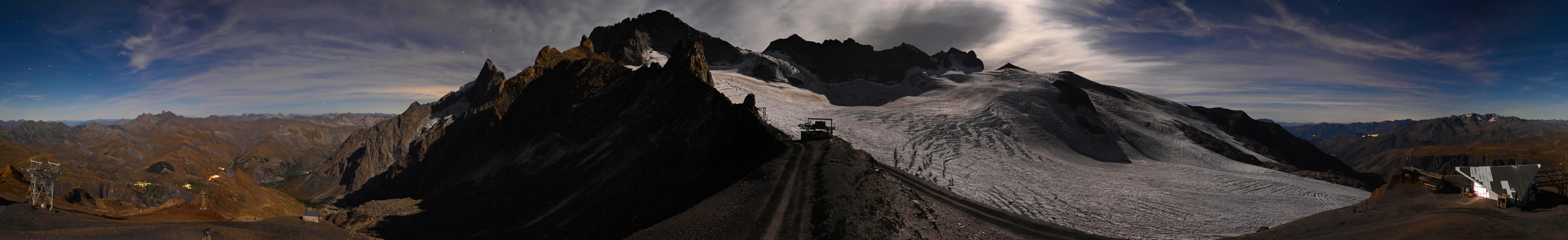 Panoramique 360 deg webcam at La Grave