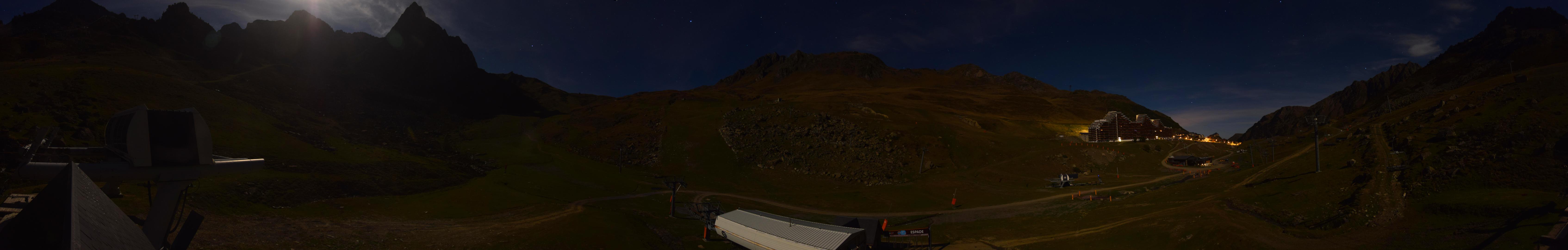 Panoramique 360 deg webcam at La Mongie