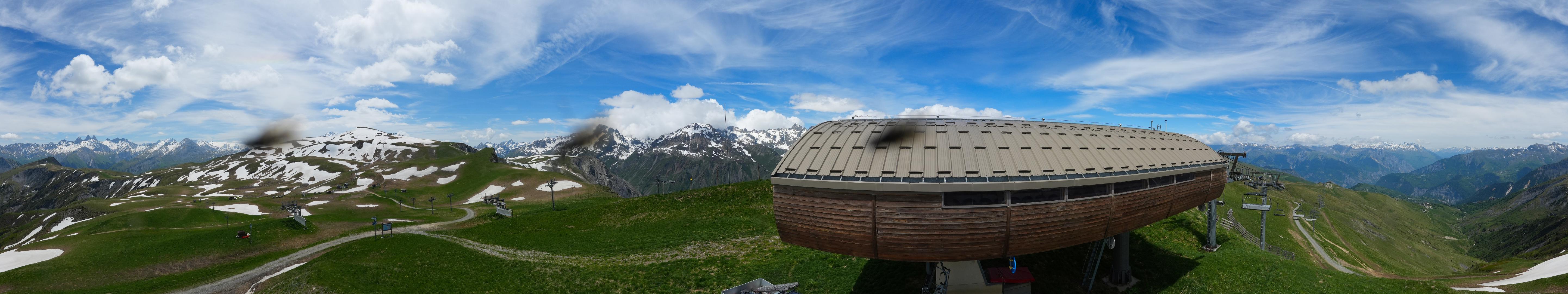 Panoramique 360 deg webcam at La Toussuire