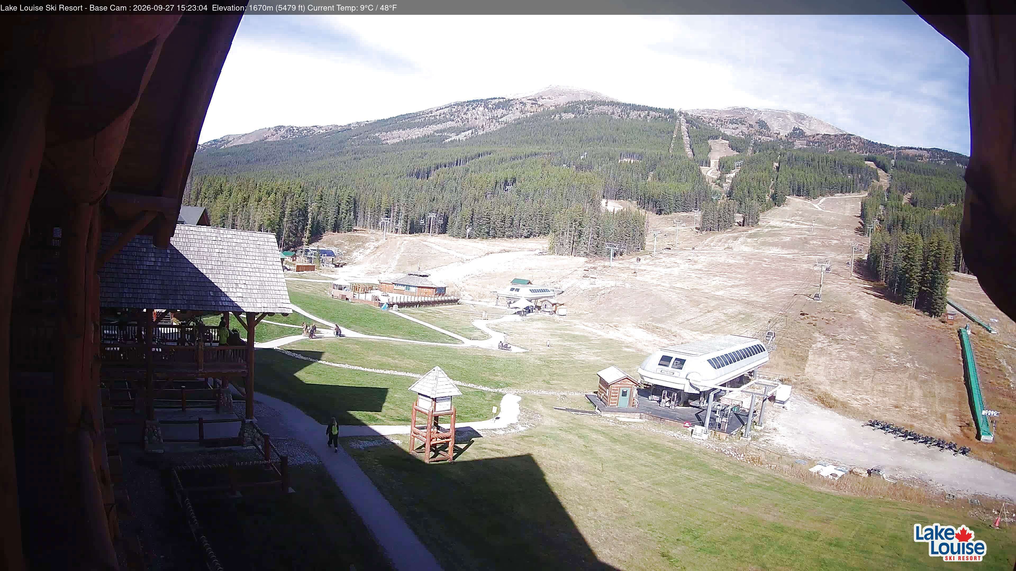 Base Cam webcam at Lake Louise